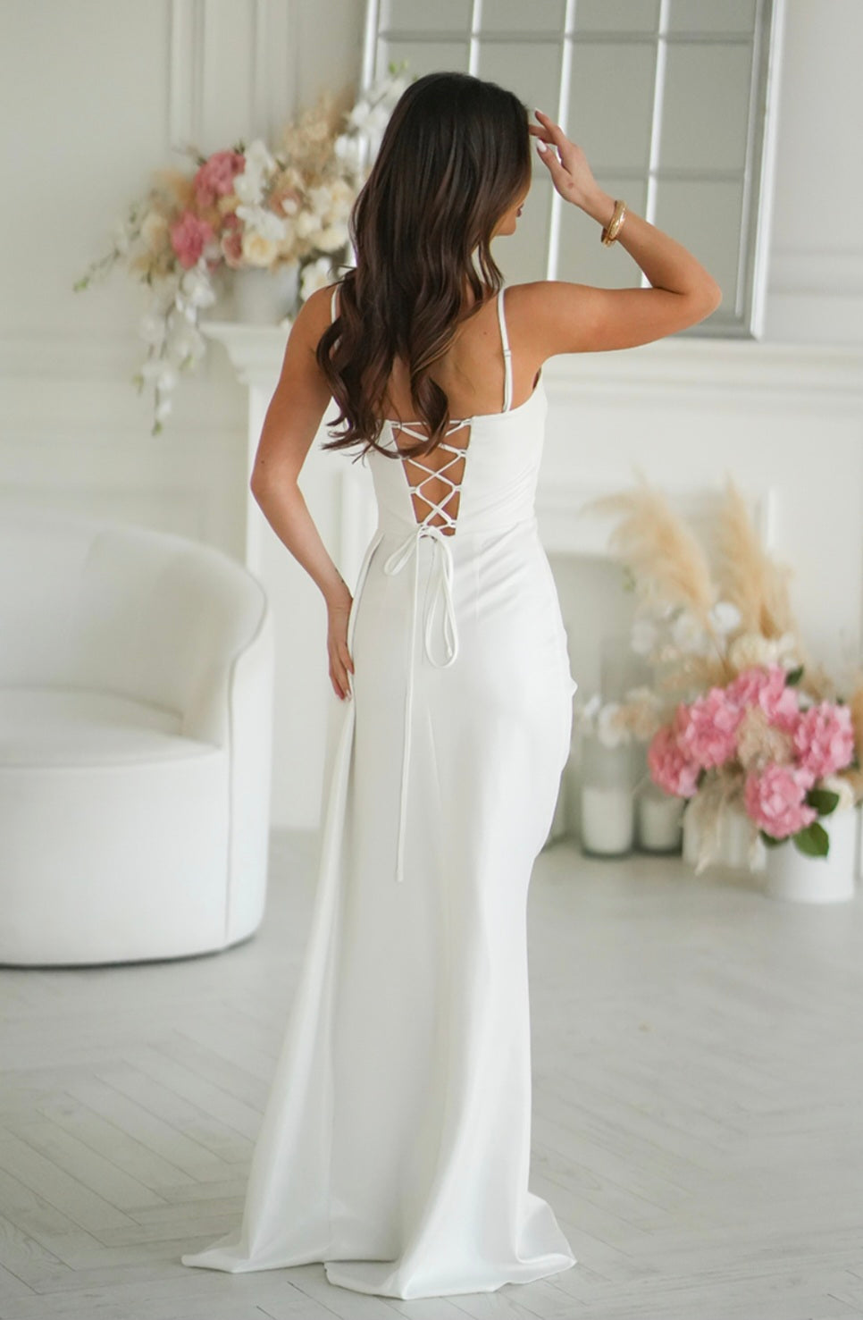 Robe longue bustier sirène