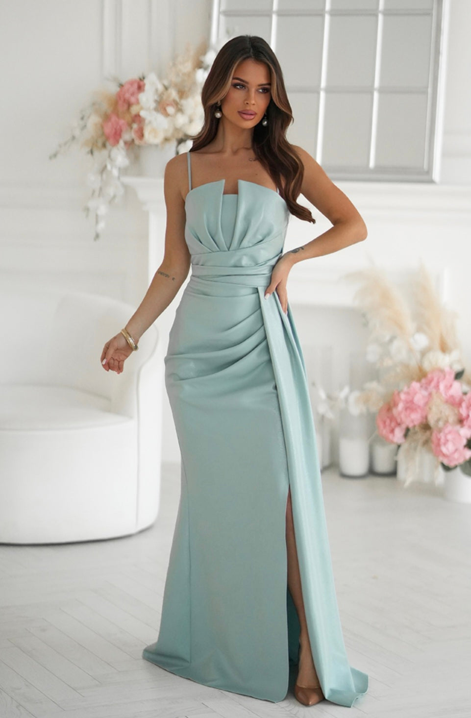 Robe longue bustier sirène