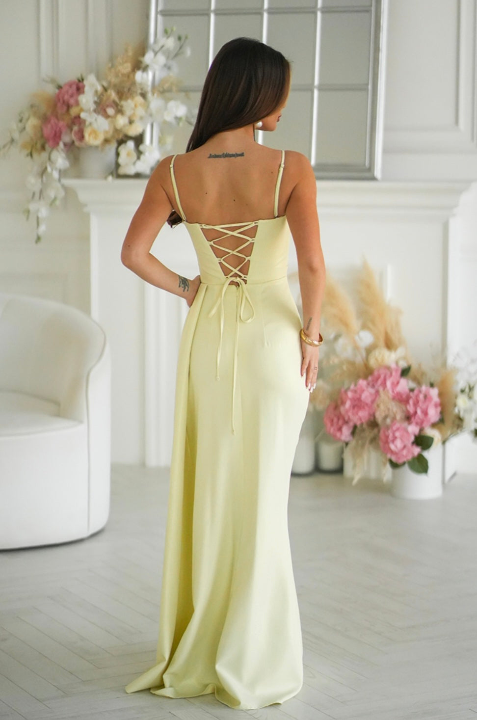 Robe longue bustier sirène