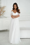  Robe longue model 196092 Bicotone 