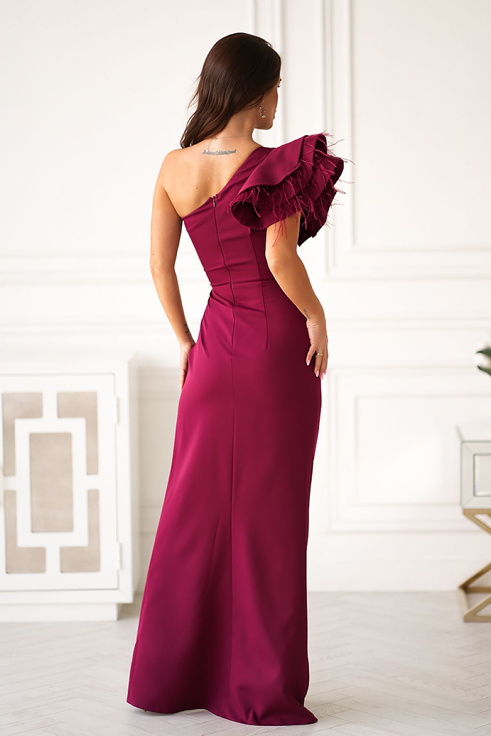  Robe longue model 202380 Bicotone 