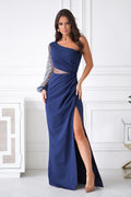  Robe longue model 202384 Bicotone 