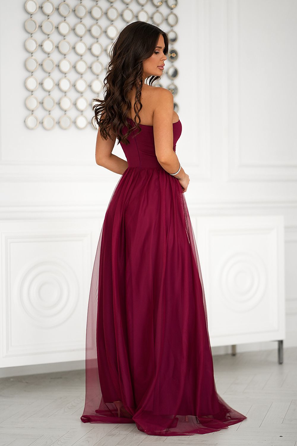  Robe longue model 204862 Bicotone 