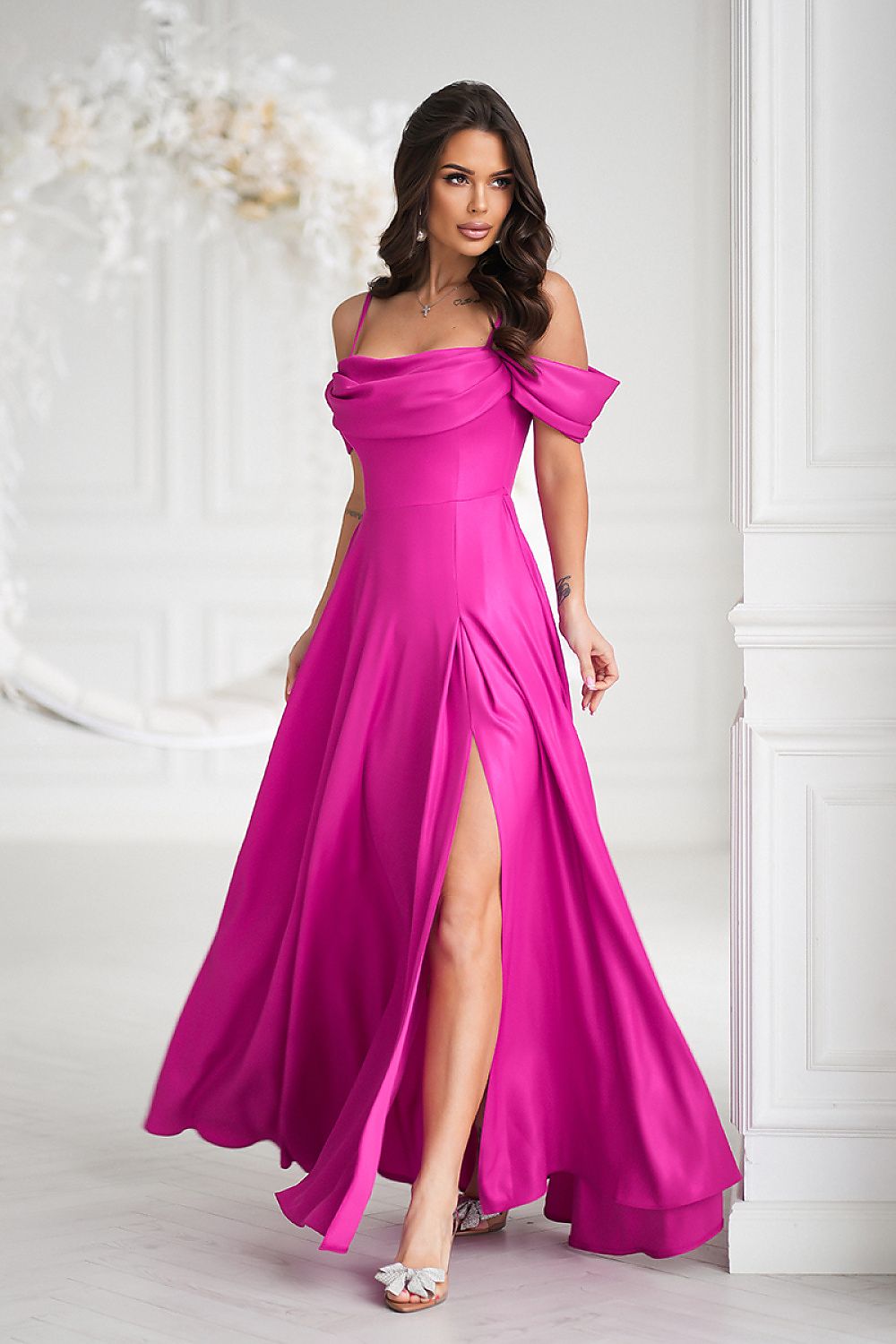  Robe longue model 208195 Bicotone 