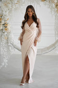  Robe longue model 220093 Bicotone 