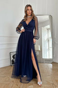  Robe longue model 220098 Bicotone 